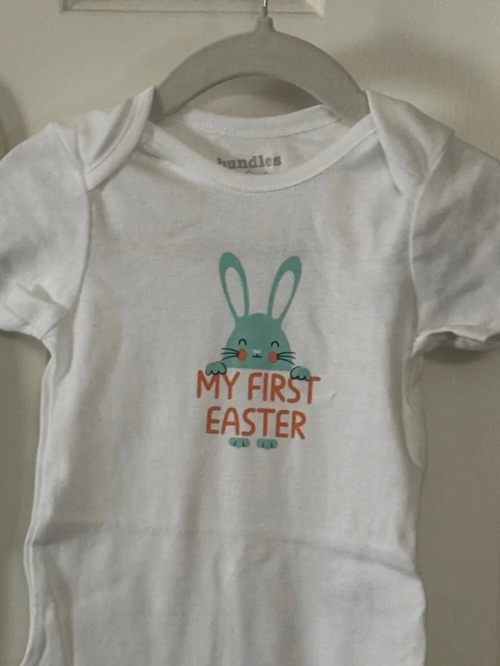 The Childrens Place My First Easter Bunny Bodysuit and Pants Outfit 6-9 mos P3